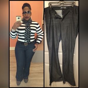 Ashley Stewart Dark Blue Boot Cut Jeans